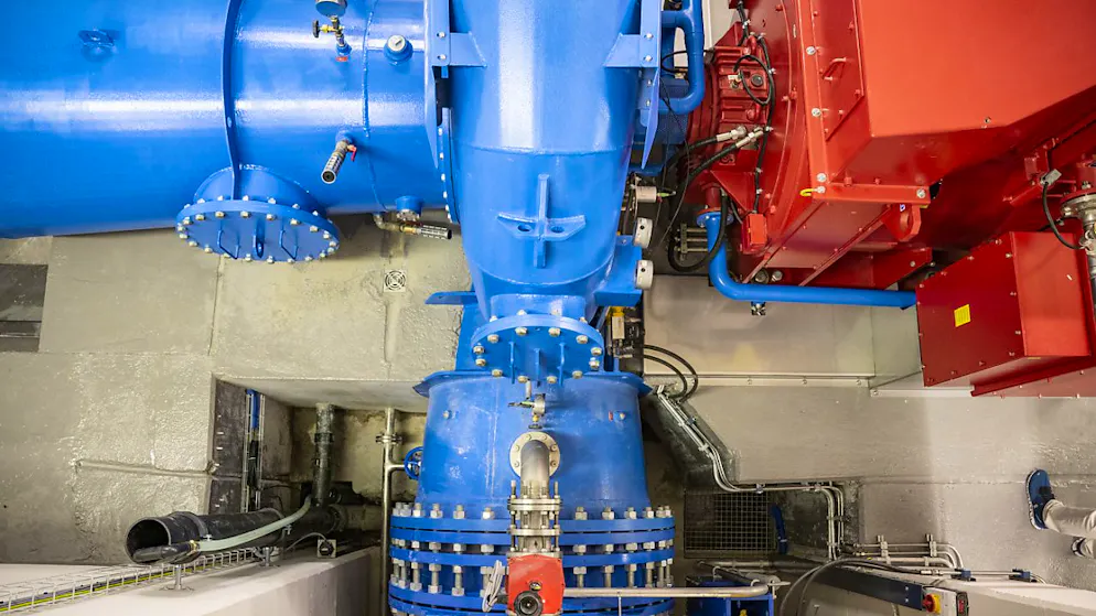 Blick in ein Wasserkraftwerk. (Symbolbild)