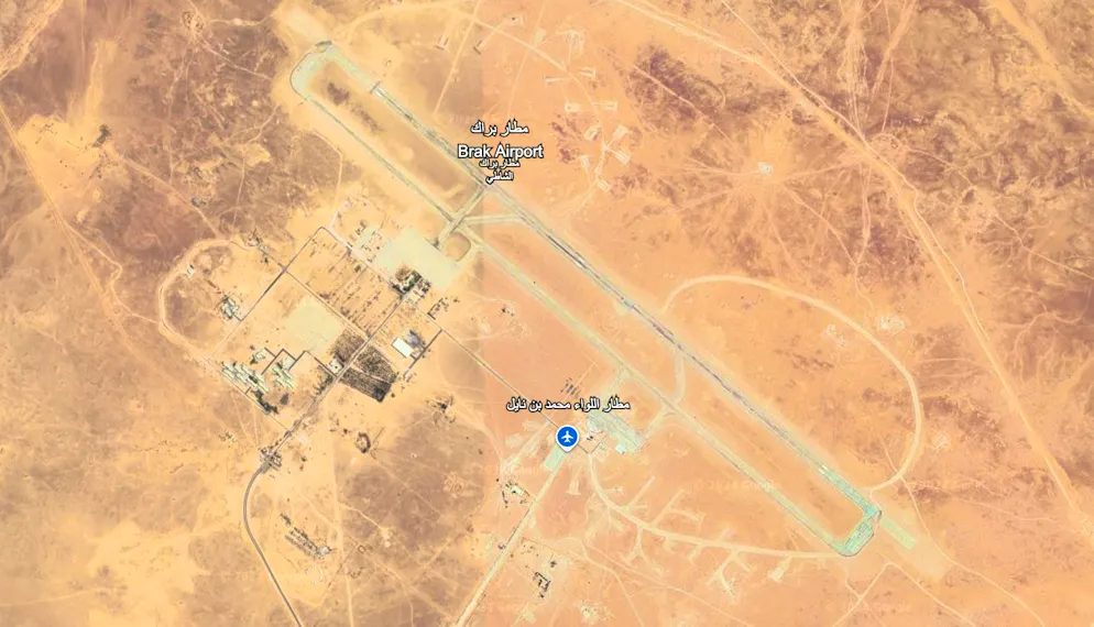 Russian-controlled airports in Libya. The <strong>Brak</strong> ash-Shati' airfield (4) also serves as an airbase. Russian construction workers have been expanding it since the beginning of 2024, writes the British "Telegraph".
