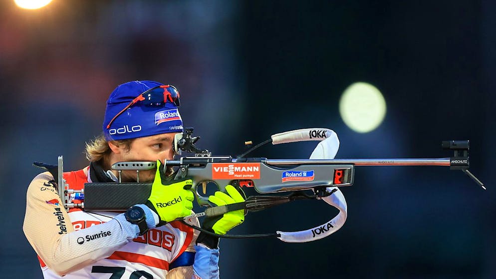 Jérémy Finello traf in der zweiten Rennhälfte in Annecy-Le Grand-Bornand die Scheibe nicht mehr