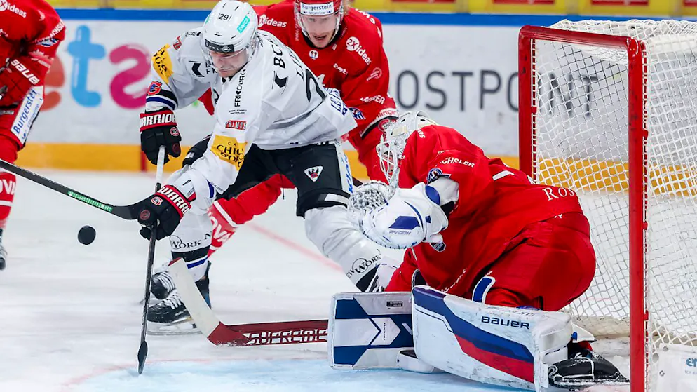 Grosses Spektakel in Kloten, Video-Ärger beim ZSC - Gallery. Lakers-Goalie Ivars Punnenovs freut sich beim 4:0-Sieg gegen Fribourg-Gottéron über einen Shutout