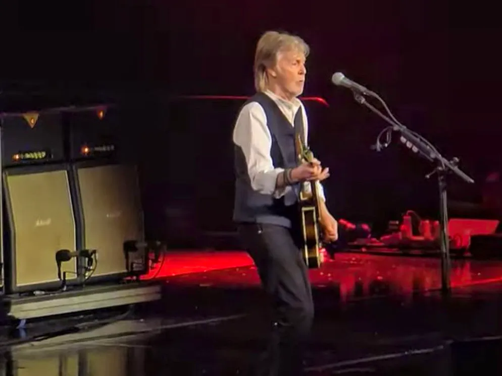 Un'immagine d'archivio di Sir Paul McCartney.