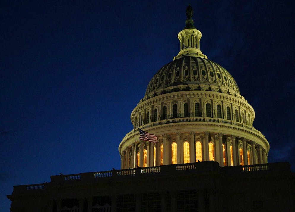 In einer nächtlichen Aktion verabschiedet der US-Kongress einen Übergangshaushalt, um einen längeren «Shutdown» der Regierung zu vermeiden. (Archivbild)