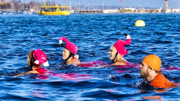 Traditions: Geneva Christmas Swim With Record Participation 