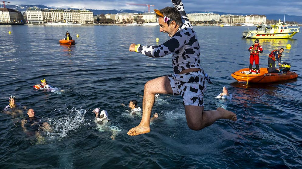 La temperatura dell'acqua era di 8 gradi