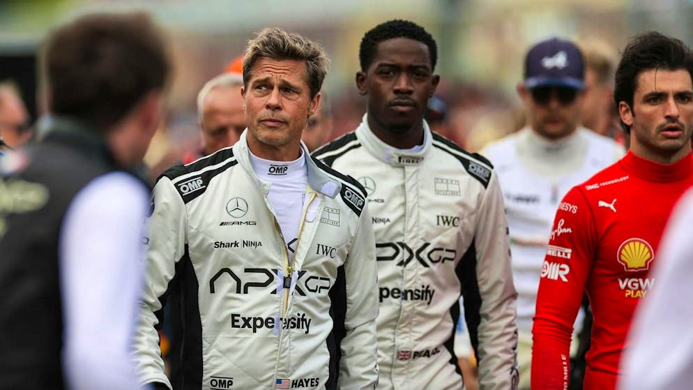 These movies are waiting for you in 2025. Brad Pitt and Damson Idris play mentor and rookie in the upcoming "F1" film.