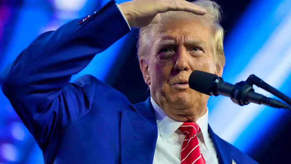 US President-elect Donald Trump speaks at the right-wing conservative conference "AmericaFest" at the Phoenix Convention Center. Photo: Rick Scuteri/FR157181/AP/dpa