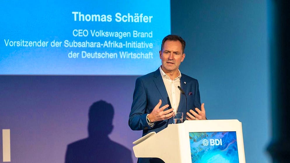 Thomas Schäfer, Head of Brand at Volkswagen, spoke in "Bild am Sonntag" about the future of the plants. (archive picture)