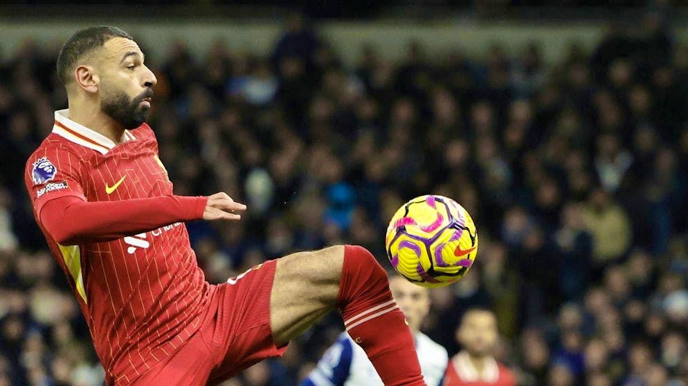 Mohamed Salah scores a brace on Sunday evening - like his colleague Luis Diaz.