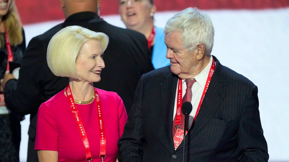 Callista Gingrich (l.) mit ihrem Mann, dem einstigen republikanischen Vorsitzenden des US-Repräsentantenhauses Newt Gingrich. 