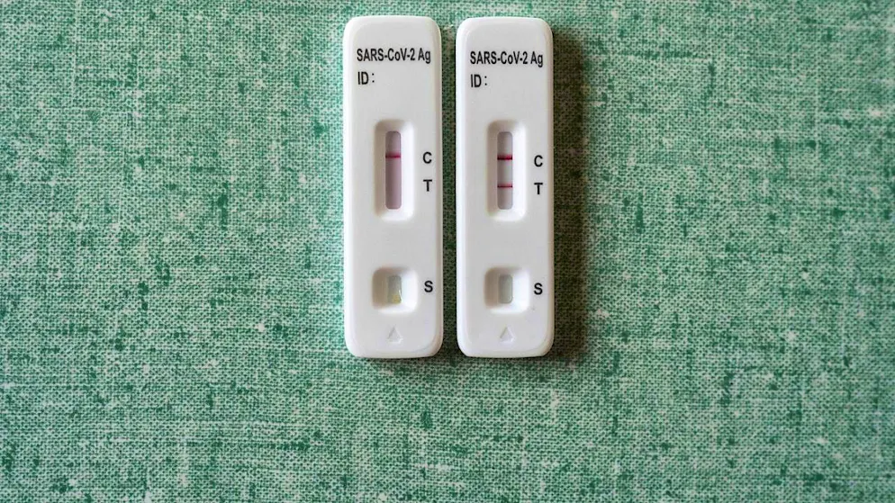 The Covid wave seems to have passed - but Covid is still more widespread than the classic flu. (theme picture)