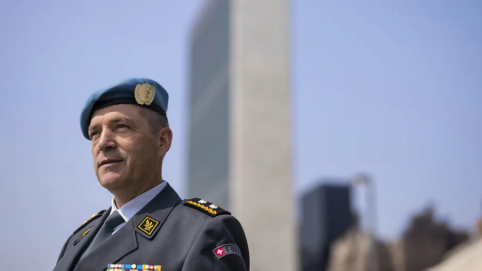 Ad interim für die Golanhöhen zuständig: Divisionär Patrick Gauchat. (Archivbild)