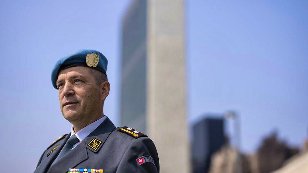 Ad interim responsible for the Golan Heights: Divisional Commander Patrick Gauchat (archive photo)