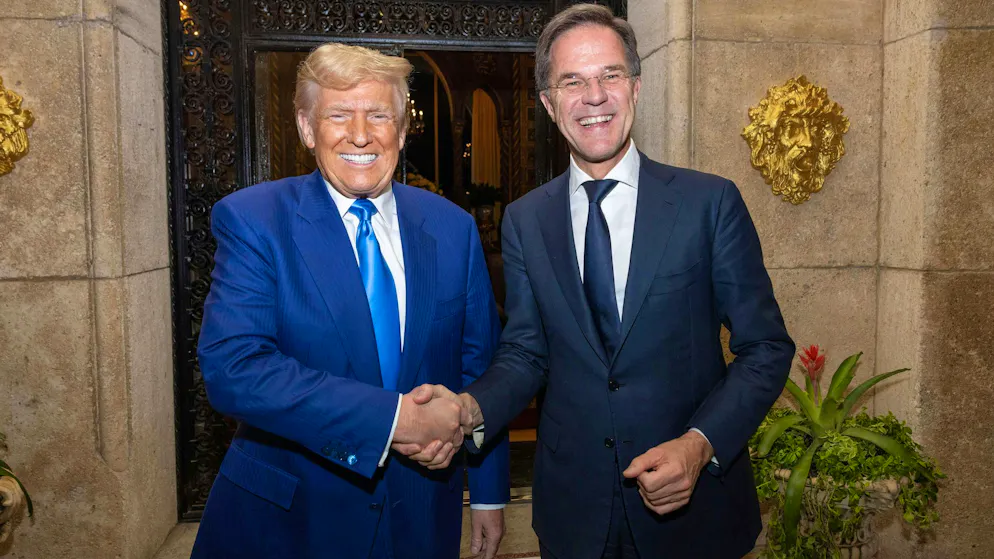 Nato-Generalsekretär: Langfristig mache ich mir Sorgen - Gallery. «Er wird wollen, dass wir mehr tun», sagte Rutte (r.) zu möglichen künftigen Forderungen von Donald Trump. (Archivbild)