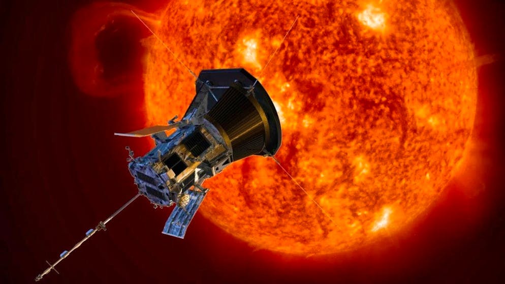 According to calculations by the US space agency NASA, its probe "Parker Solar Probe" will come within around six million kilometers of the surface of the sun.