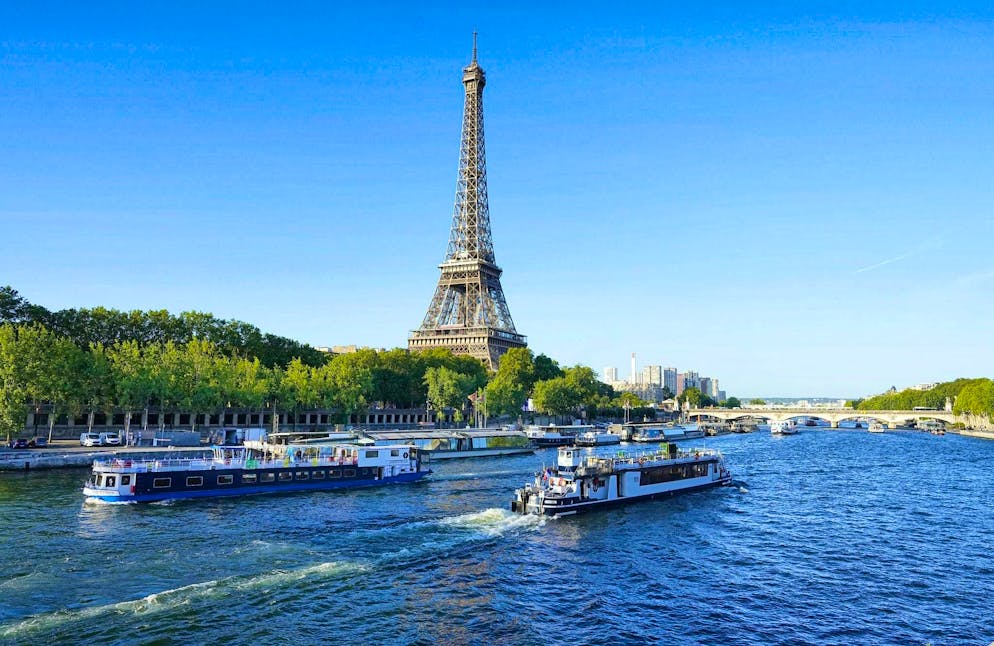 The Eiffel Tower in Paris reopens to visitors.
