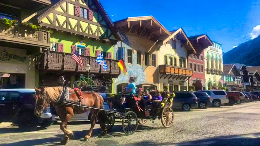 Leavenworth is more Bavarian than a real village in Bavaria.