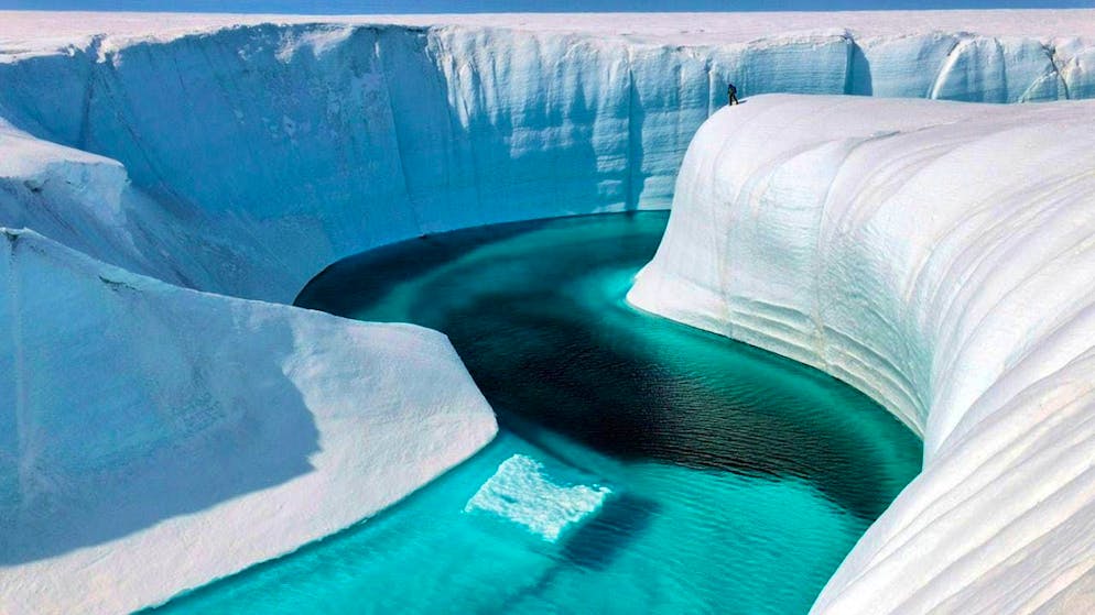 It was known that the Greenland ice sheet was losing volume. Now measurements show the extent of the ice melt. (archive picture)