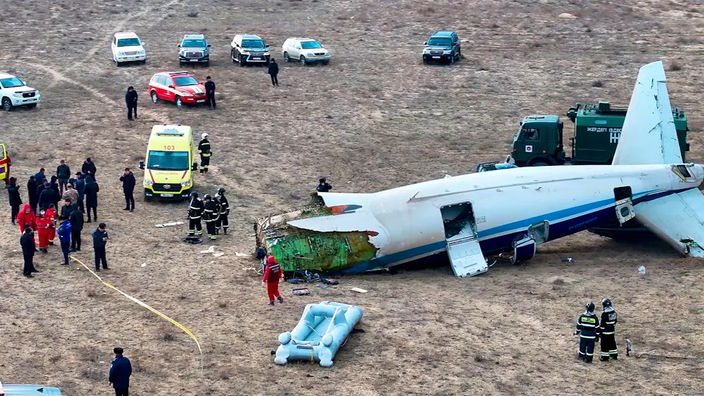 Video shows accident. Passenger plane crashes in Kazakhstan - 29 survivors