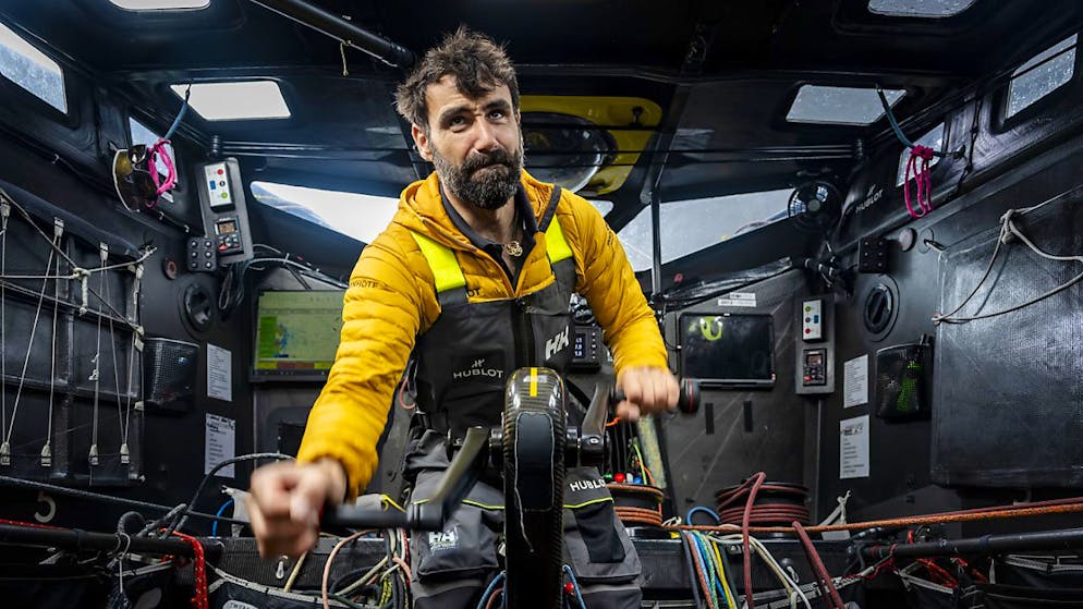 Alan Roura kommt vor Weihnachten an der Vendée Globe 48 Stunden lang nicht zum Schlafen