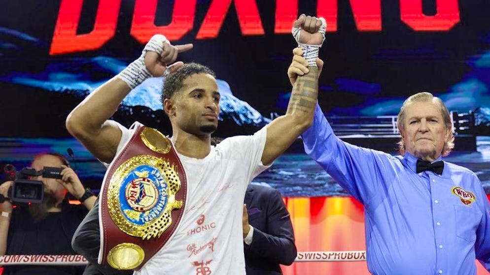 Angelo Peña defends his title in Bern.