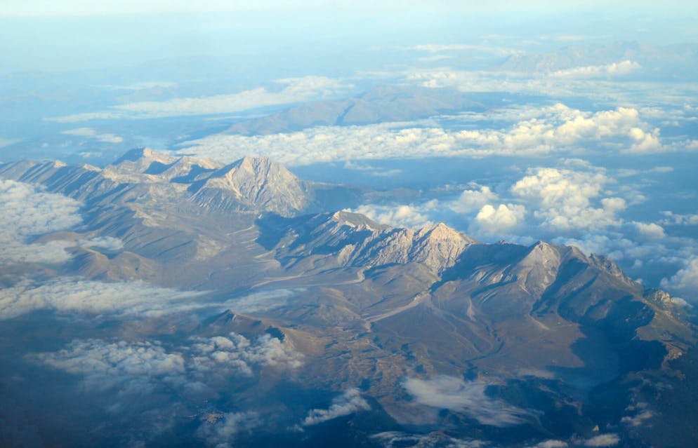 Die beiden Männer waren am Sonntag im italienischen Gebirgsmassiv Gran Sasso unterwegs.