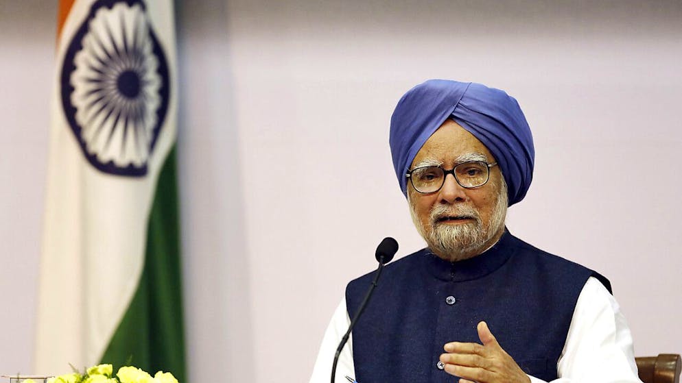 L'exprimo ministro indiano Manmohan Singh è deceduto all'età di 92 anni. (immagine d'archivio)