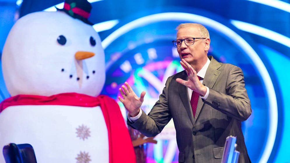 Günther Jauch had to bridge a studio breakdown during the "Who wants to be a millionaire?" Christmas special.