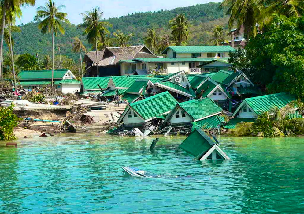 Lo tsunami ha avuto conseguenze catastrofiche anche sulle isole thailandesi, come Koh Phi Phi. (foto d'archivio)