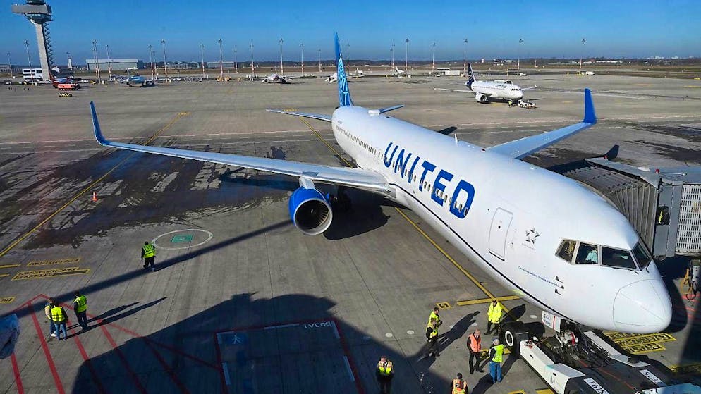 A stowaway hid on a United Airlines plane.