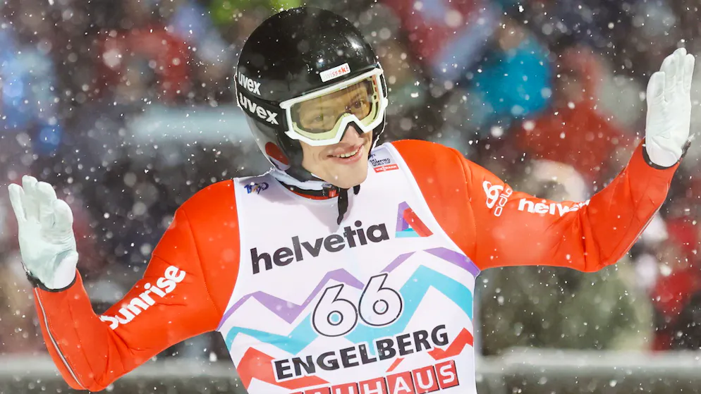 Il y a un an, Gregor Deschwanden avait perdu pied lors de la Tournée des Quatre Tremplins.