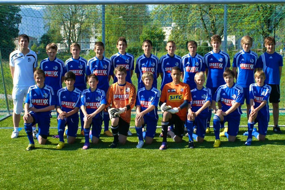 Die U14 des FC Luzern in der Saison 2009/10.