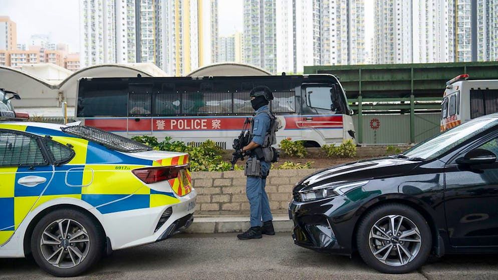 La justice hongkongaise a condamné encore à la fin novembre 45 d'entre eux à des peines allant jusqu'à dix ans de prison (archives).