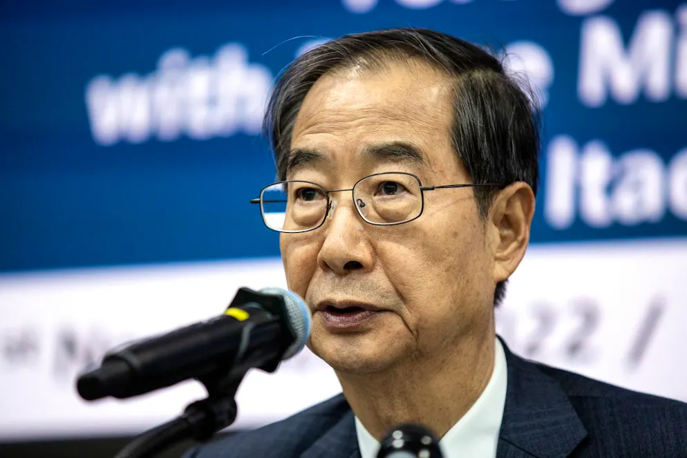 M. Han a déclaré «respecter la décision du Parlement».