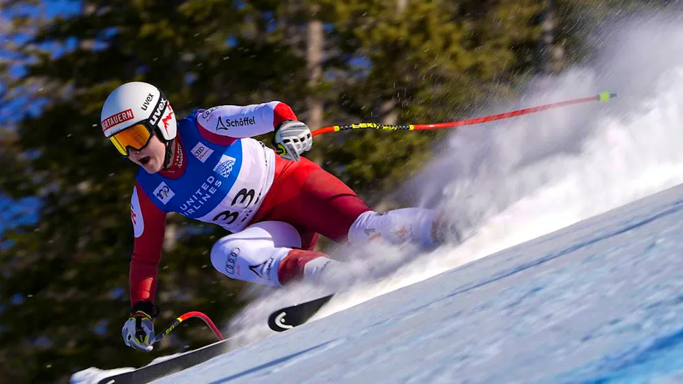 Lisa Grill during her race two weeks ago in Beaver Creek