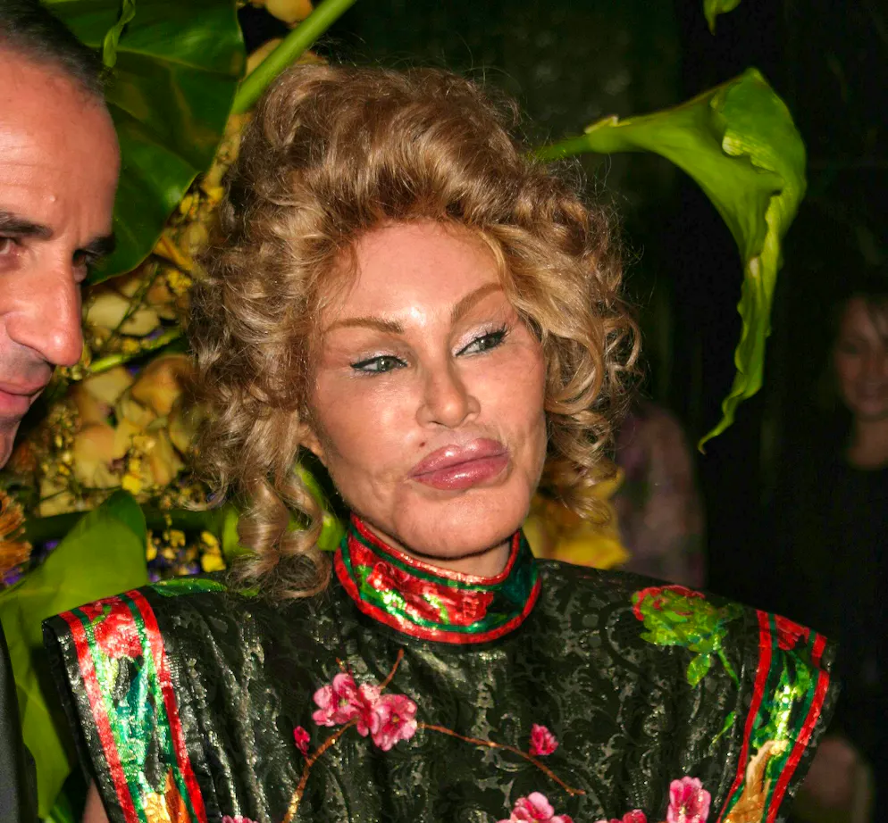Cette photo de la jet-setteuse Jocelyn Wildenstein a été prise en 2003 à New York.