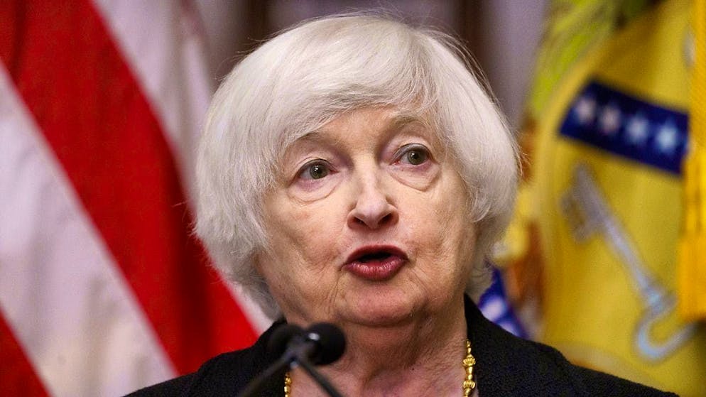 US Treasury Secretary Janet Yellen warned of a new debt ceiling that could be reached as early as mid-January. (archive image)