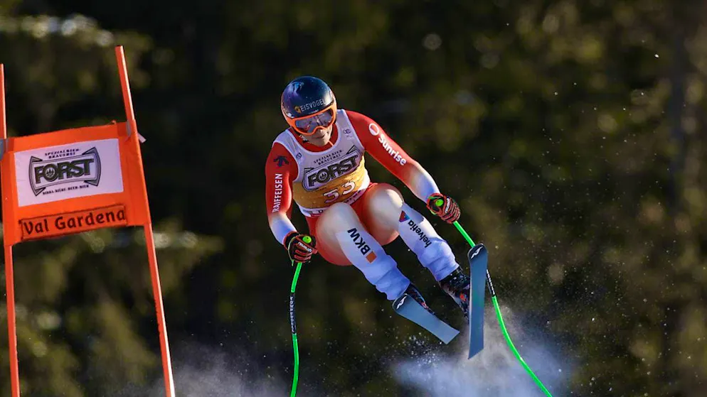 End of the season: Josua Mettler suffered serious knee injuries in the final training session in Bormio on Friday