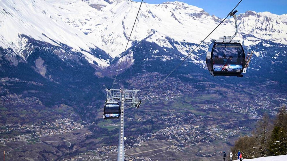 On Saturday there was a defect on the gondola lift in Veysonnaz VS. (archive picture)