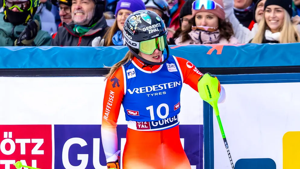 Camille Rast aborde les courses de Semmering dans la peau de la leader du classement général
