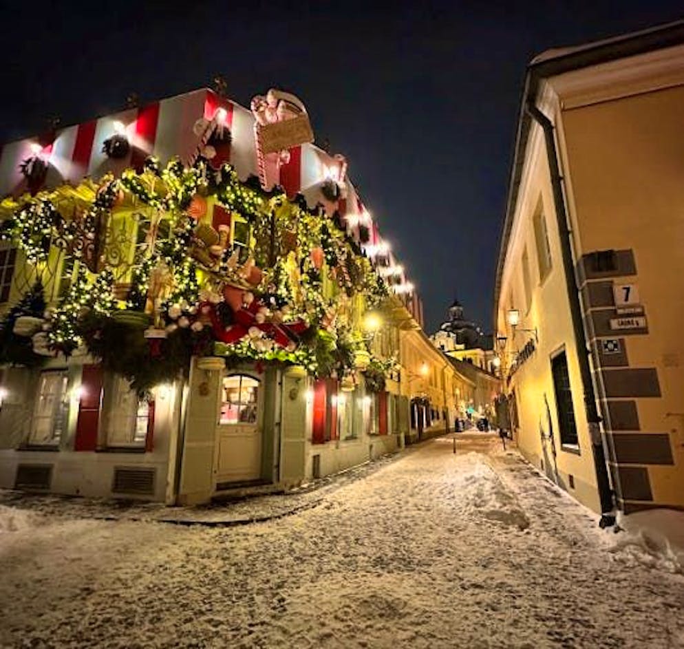 Vilnius is considered the Christmas capital of Europe.