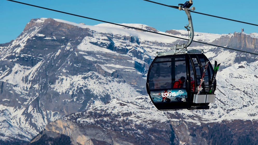 Die Gondelbahn in Veysonnaz VS ist seit Sonntagmorgen wieder in Betrieb. (Archivbild)