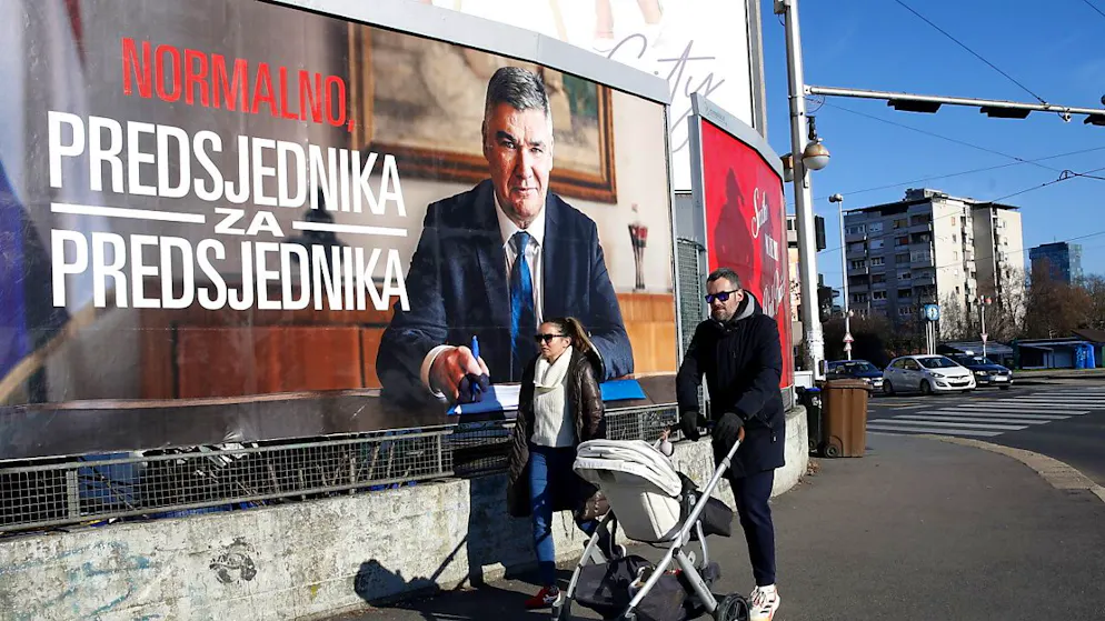 Les Croates se rendent aux urnes dimanche pour élire leur président. Le chef de l'Etat sortant, Zoran Milanovic, part favori mais un second tour sera certainement nécessaire.