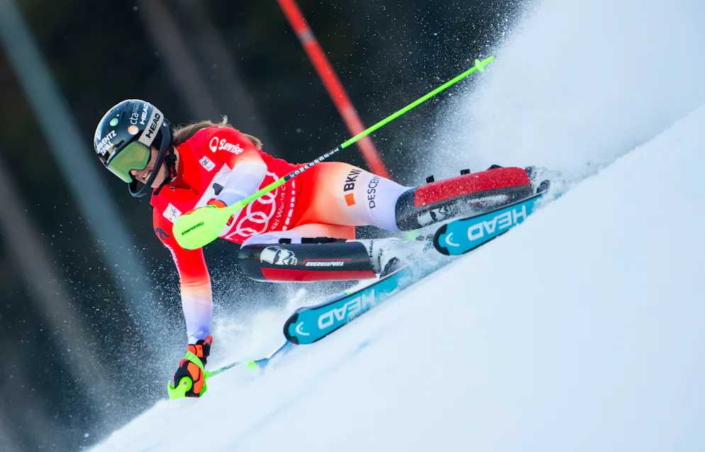 Camille Rast a pris la 4e place.