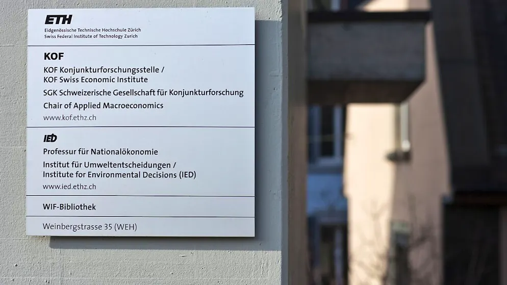 Après le léger rebond du mois de novembre, le baromètre de l'institut d'études conjoncturelles KOF a baissé en décembre. (archive)
