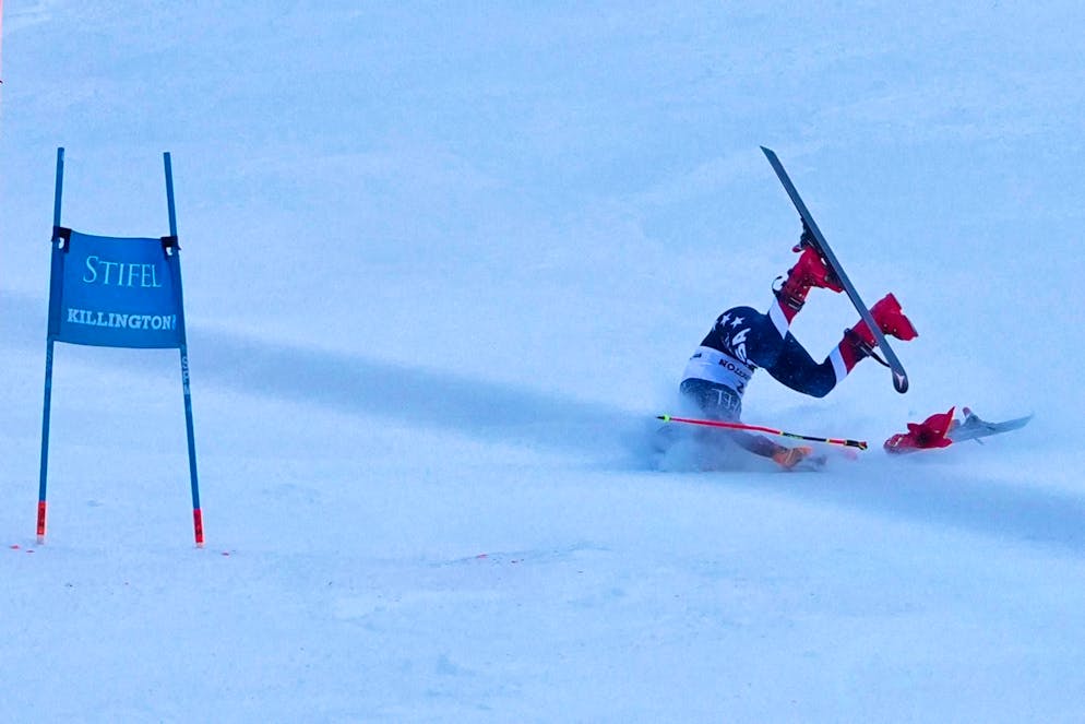 Serious fall: Mikaela Shiffrin has been out injured since her home race.
