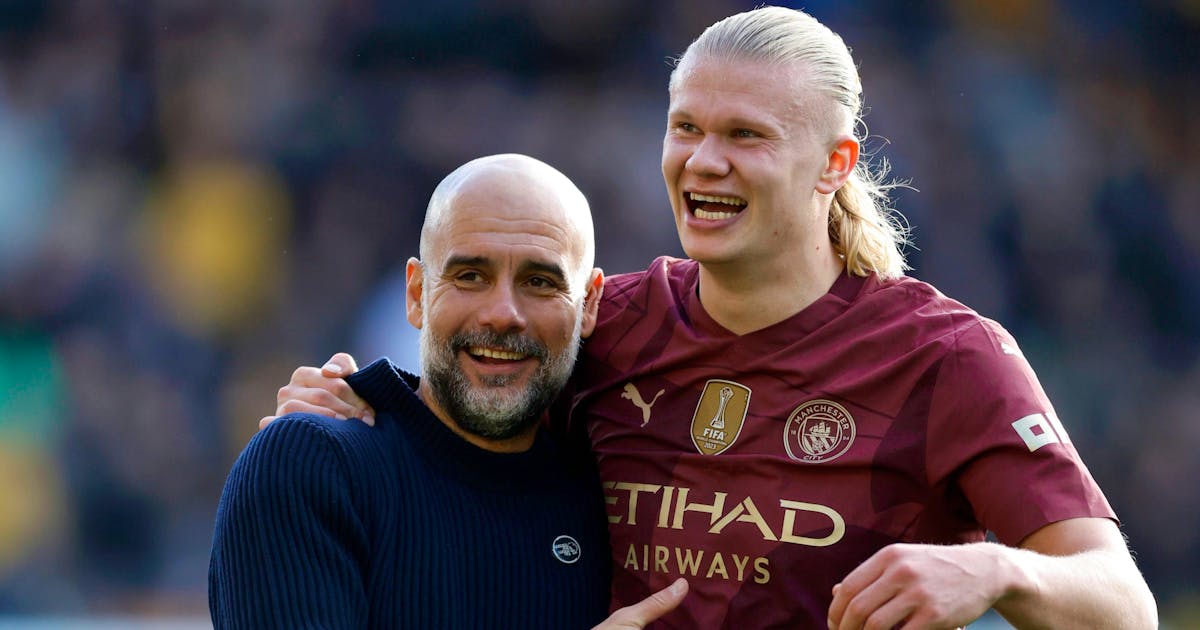 Has the City coach blabbed?: Erling Haaland has become a dad - says Pep ...