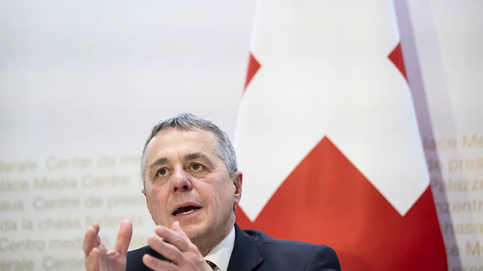 Ignazio Cassis ha parlato di un «anello di fuoco» che circonda l'Europa, in relazione ai conflitti in corso (foto d'archivio).