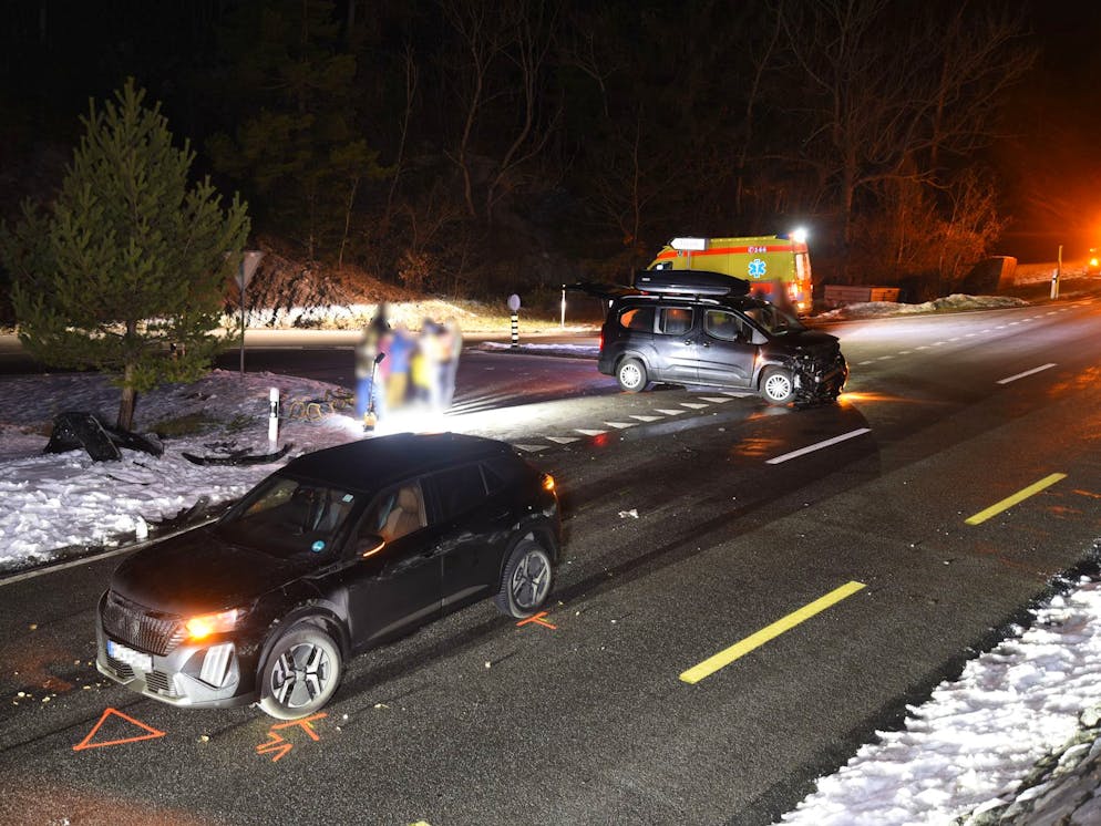Una foto dal luogo dell'incidente.