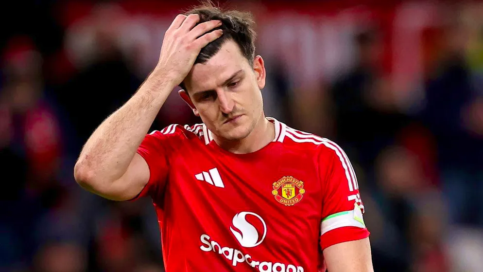 Difficult times for Harry Maguire and Manchester United.
