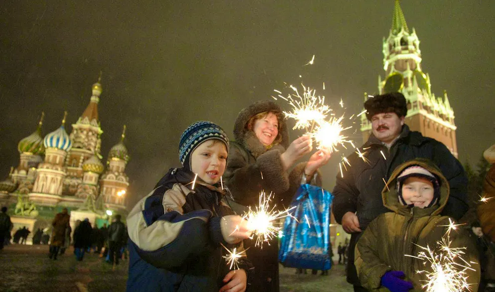 Not Christmas, but December 31 is Russia's most important secular holiday, when many families celebrate Christmas and New Year's Eve at the same time.